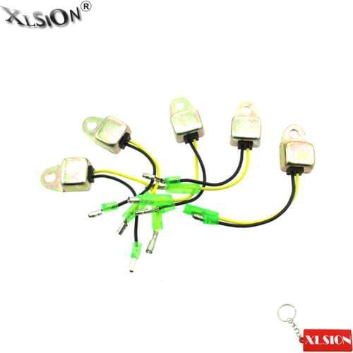 XLSION Aftermarket 5pcs Oil Alert Sensor For Honda GX160-5.5HP GX200 GX240 GX270 GX340-11HP GX390-13HP