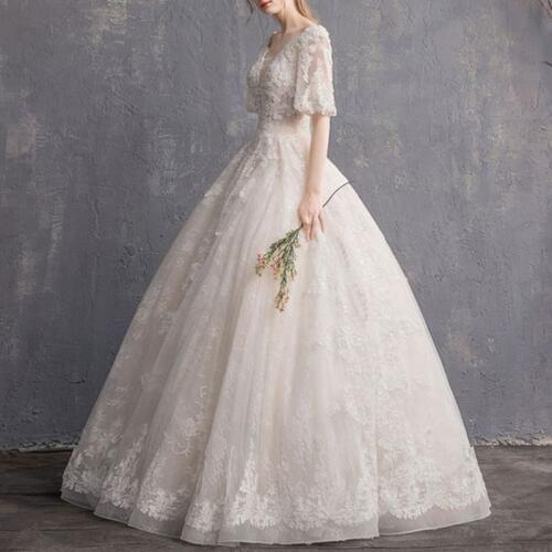 Bridal Wedding Dress Skirt Lined 3-rings 1-layer Gauze Skirt Lining Elastic Drawstring Belt Adjustable Long Slip Petticoat