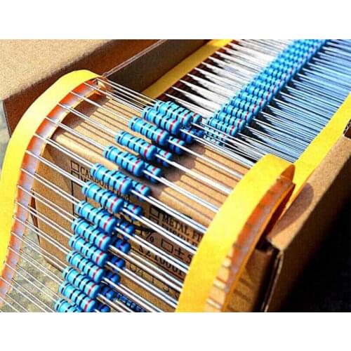 10 pcs 0.1-1Ohm 1W 1% Metal Film Resistor Colored ring Resistance Assortment Kit