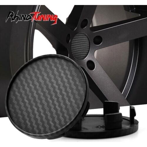 4pcs 54mm 49mm Carbon Fiber For Note Serena Rogue Altima Car Wheel Center Caps Hub Rim Cover Emblem