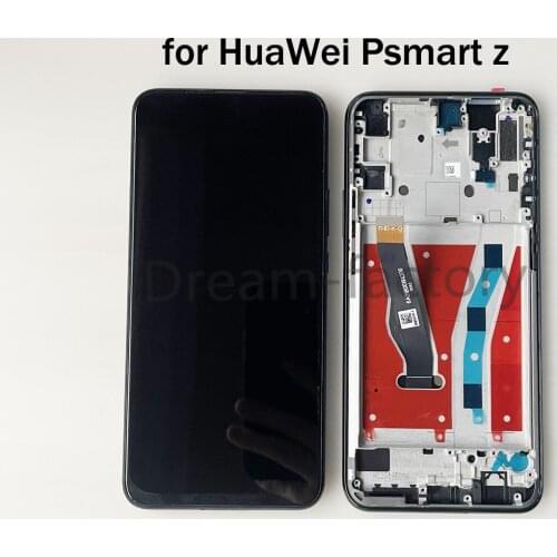 5PCS OEM LCD Display Touch Screen Digitizer Assembly Replacement for Huawei P Smart Z with frame