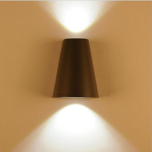 Aluminum creative rainproof wall lamp outdoor fence villa courtyard wall sconce balcony residential bra garden wall lights