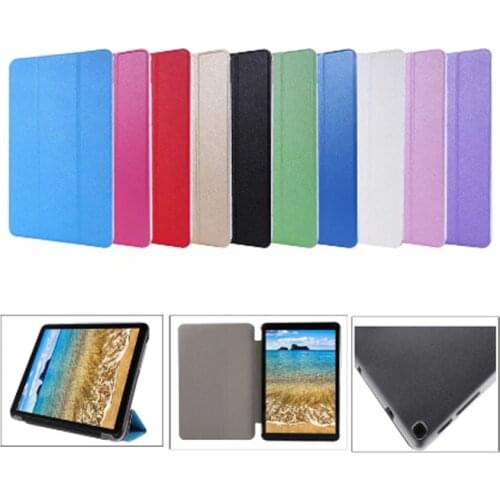 Tablet case PU Leather Tri-fold sleeve Hard Cover Ultra thin For huawei M6 8.4 matepad 10.4 T10 T3 8.0 M5 lite 10 T5 10