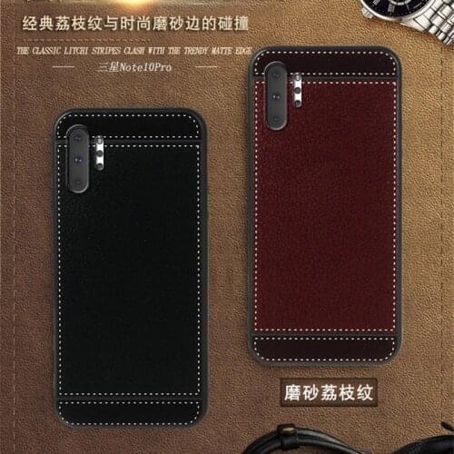 For Samsung Note 10 Pro 5G Case N976B 6.75" Black Red Blue Pink Brown 5 Style Phone Soft TPU Samsung Galaxy Note10 Pro 5G Cover