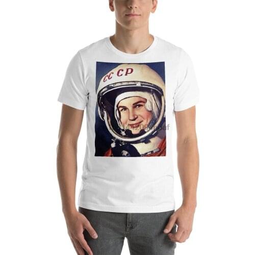 Rubino Valentina Tereshkova First Woman in Space Painting Short Sleeve Unisex T Shirt Poster