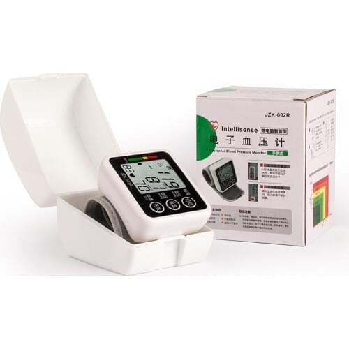 JZK-002R Automatic Wrist Digital Blood Pressure Monitor Tonometer Personal Health Care Deivce Meter for Measuring And Pulse Rate