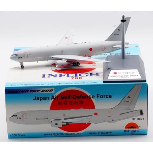 1:200 Alloy Collectible Plane Gift INFLIGHT IF763JASDF01 JAPAN AIR FORCE Boeing B767-200 Diecast Aircraft Jet Model 07-3604