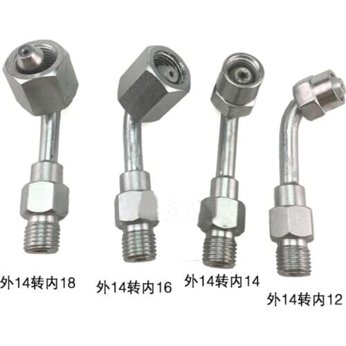 M12 M14 M16 M18 oil tub e conversion joint common rail injector connect joint to the common rail tube, bent oil tube pipe