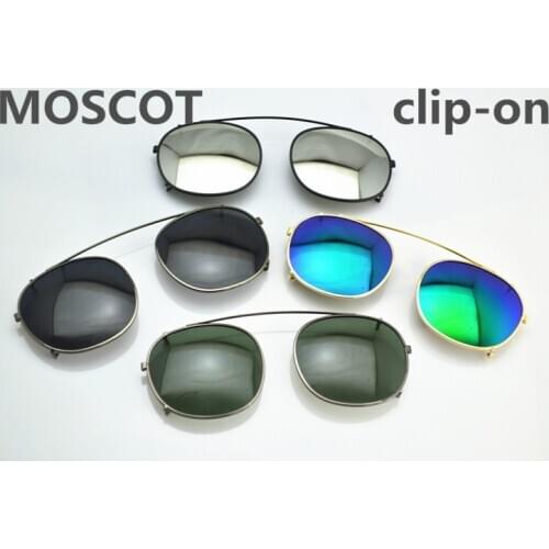 Clip On Sunglasses Polarized Lens Brand Johnny Depp Glasses Men Women Acetate Optical Glasses Frame Vintage Design