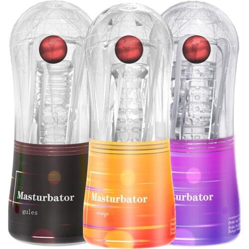 Male Masturbator Sex Toys for Men Vibrators Masturbation Cup Intimate Toys for Adults 18, Pussy Masters Sexitoys Vaginal for Men