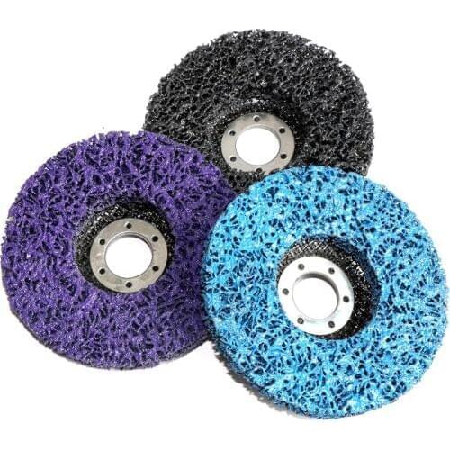 5"x7/8" 4.5 inch Poly Strip Abrasive Disc Wheel Set 3PC Easy Strip Disc Remove Paint Rust Oxidation for Angle Grinder 115x22mm
