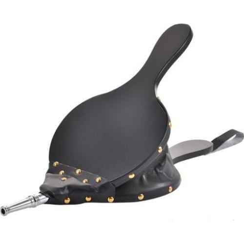 Hand Bellows Black Artificial Leather Fireplace Blower Traditional Stove Fire Lighter Fan For Home DIY Fireside Accessories