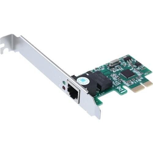 New Arrival PCI-E Network Card 10/100/1000Mbps RJ45 Ethernet LAN Gigabit Adapter Fully Compatible Desktop Computer