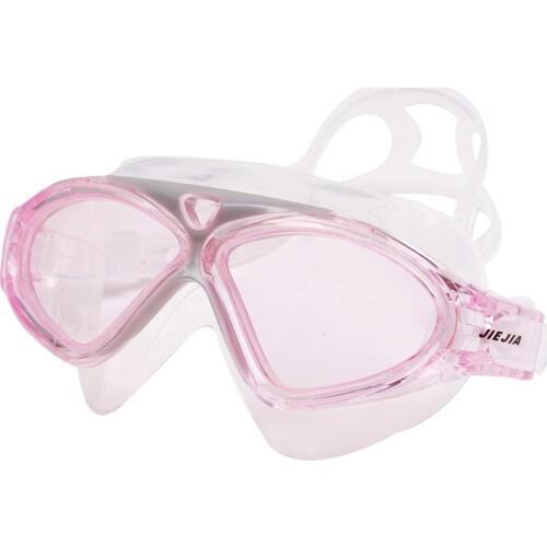 New Swimming Goggles Anti-Fog UV Adjustable Transparent Swim Glasses Wide Vision Men Women Adult Waterproof Silicone Eyewear