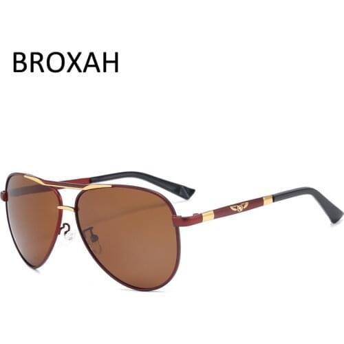 Retro Aviation Sunglasses Men Polarized Brand Designer 2020 Mens Driving Glasses Alloy Frame Sun Glasses for Men
