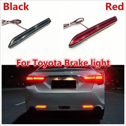 LED Car Rear Bumper Reflector Tail Brake Light Bar For Toyota Matrix Base L 2009-2010 Brake + daylight + Turn signal ligh