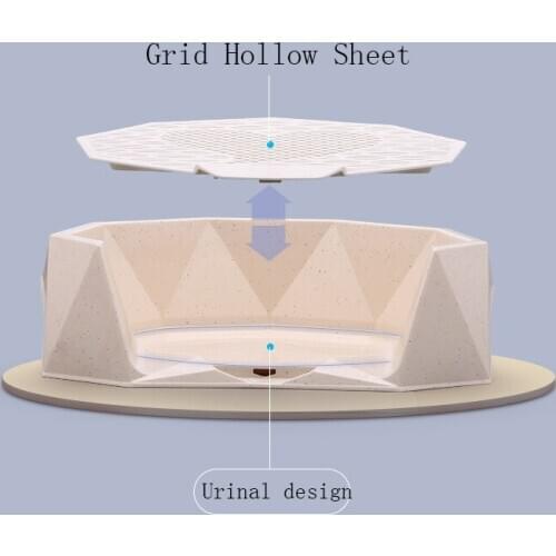 Dog Toilet Potty Pet Toilet for Dogs Cat Puppy Litter Tray Training Toilet Column Urinal Bowl Pee Training Toilet