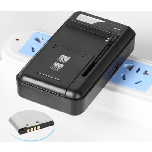 Universal Battery Charger with USB Output Port for 5.2V High-Voltage Battery for Android Phone US Plug