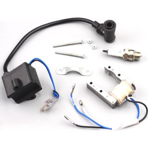 High Quality CDI Ignition Coil Magneto Coil System for Motorized 49cc 66cc 80cc Engine Bicycle Spark Plug Easy To Install