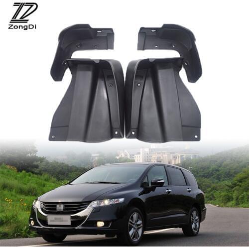 ZD Car Mudflaps Fit For 2009 2010 2011 2012 2013 Honda Odyssey JDM Mudflap Accessories Mud Flaps Front Rear Mudguards Fenders