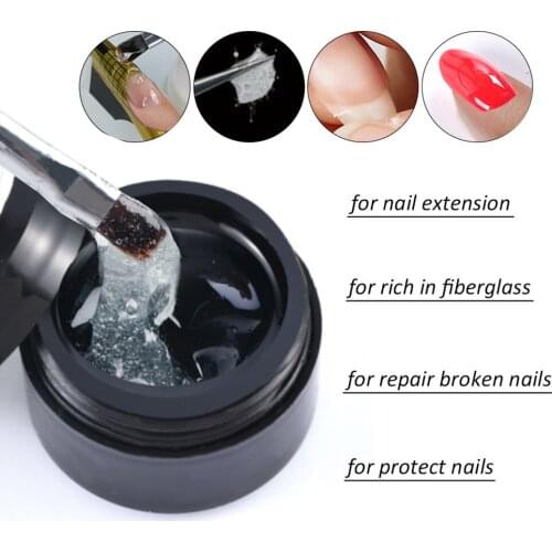 1Pcs Natural Camoufl Nail Repair Gel Armor Cracked Nail Gel Coat Growth Treatment Strong Repair Extension Gels Thick Builder Gel