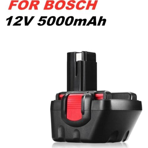 12V 5.0Ah BAT043 BAT045 BAT046 BAT120 BAT139 Ni-CD 12V Rechargeable Battery for Bosch Drill GSR12VE-2 PSR12VE-2 2607335273