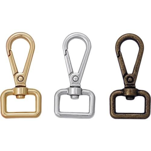 5PCS Luggage Straps Metal Buckles Dog Collar Hanger Lobster Swivel Clasps Trigger Clips Snap Hook DIY Craft Buckles for Belts