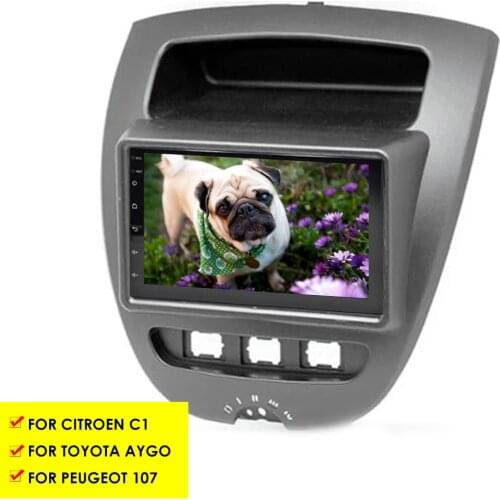 Android 10 2 Din Car Multimedia Player For Peugeot 107 Toyota Aygo Citroen C1 2005-2014 Head Unit Stereo GPS Navigation BT WIFI