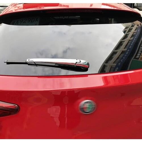 Car rear windshield wiper decorative cover For Alfa Romeo stelvio exterior modification decoration Accessories