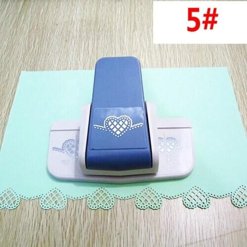 Big size Fancy border punch heart design embossing punch scrapbooking handmade edge device DIY paper cutter Craft gift 5