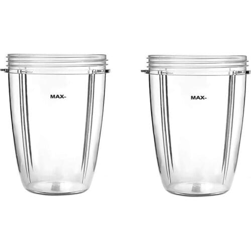 24Oz Cups for Nutribullet Accessories 600W 900W Blender Juicer Mixer Replacement Parts(2 Pack)