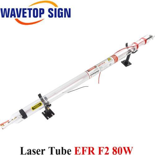 CO2 Laser Tube 60W 80W Length 1250mm Dia.80mm 80W CO2 Laser Tube Use for Laser Engraving and Cutting Machine Replace Reci W2 90W