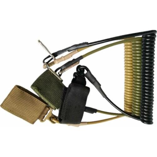 Outdoor Tools Knife Rope CS Equipment Multi-functional Tactical Walkie Talkie Molle Bag Anti-lost Rope Military Hunting Gun Rope