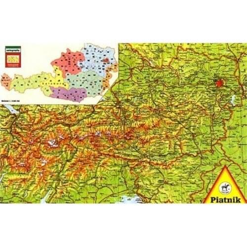 The Puzzle Map of Piatnik (1000 Piece)