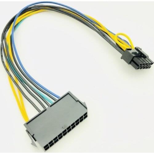 Computer Cable PSU ATX 20Pin to 10Pin Female to Male Adapter Converter Power Supply Cable Cord 30cm for Lenovo Motherboard 18AWG