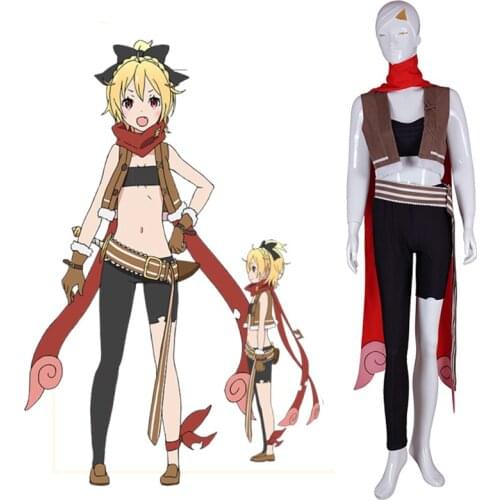 Anime Comic Re:Life in a different world from zero Cosplay costumes Felt Cosplay Costume Uniforms Suits Clothes Brown Sets