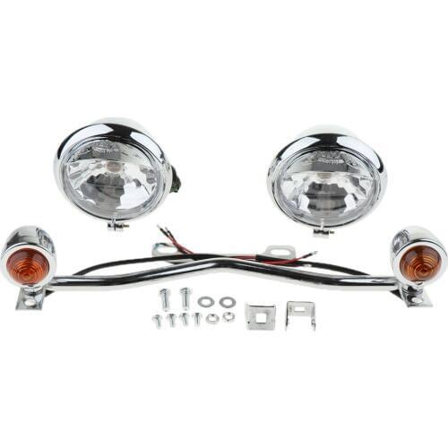 Motorcycle Driving Lamp Spot Fog Turn Signal Light Bracket for Honda Shadow VT 750 1100 VTX 1300 1800