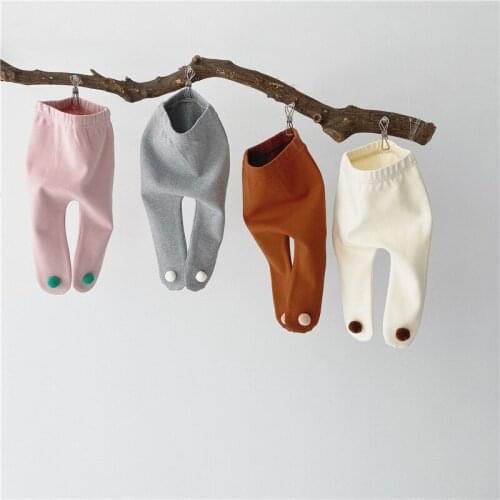 Newborn Baby Leggings Winter Thick Velvet Girls Trousers Pompom Pants Spring Toddler Infant Pants Boy Trouser