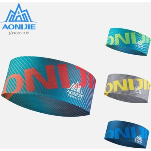 AONIJIE Multifunction Headband Breathable Scarf Sports Headwear Women Gym Yoga Sweatband E4901 For Fitness Outdoor Sports