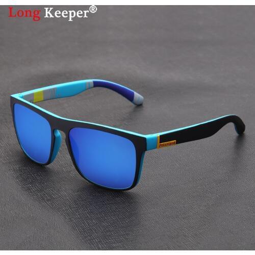 Mens Polarized Sunglasses Fashion Cool Male UV Protection Rectangle Sun Glasses Sport Fishing Eyewear Anti Glare Driving Oculos
