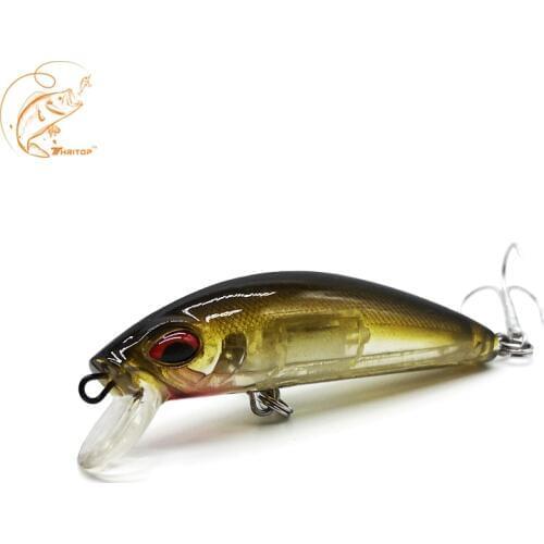 Thritop New Minnow Fishing Bait Hard Lure 5 Various Colors 10.5G 70MM TP110 High Quality Hooks Bass Pike Lure Tackle Accessories