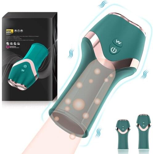 New 12 Frequency Auto Suck Adult Toys Vibrator Glans Penis Training USB Charge Masturbation Device Erotic Sex Toys for Men Male