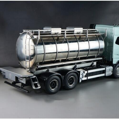 Rc Car Frame Metal Simulation Oil Tank Model For 1/14 Rc Truck Tamiya VOLVO F16 750 FH16 56360 6X4 Tractor Model