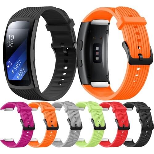 Soft Sport Silicone Pure color Strap For Samsung Galaxy Gear Fit 2 Pro R365 WatchBand wrist strap for Samsung Gear Fit 2 SM-R360
