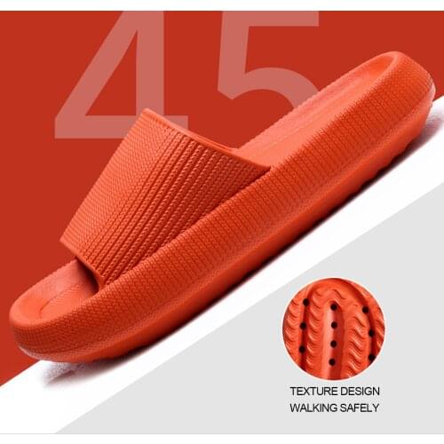 Universal Slippers Women Men Shower Sandal Quick-drying Thickened Couple Slippers Anti-slip Soft Bath Slippers Eva Family Use