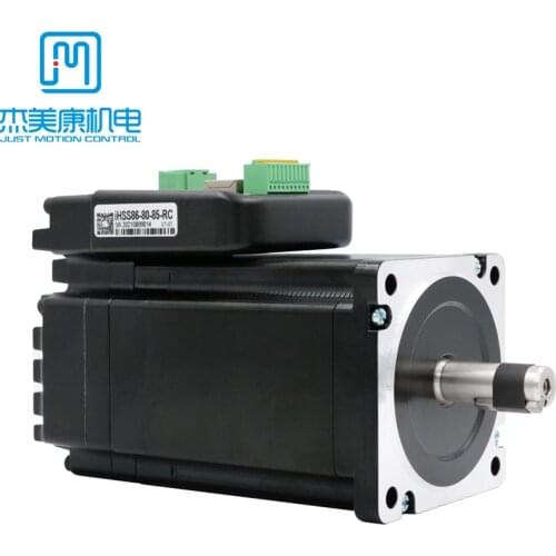 JMC Integrated Stepper Motor Nema 34 high torque 8.5N.m 6A 2 phase Closed loop stepper CANopen iHSS86-80-85-RC
