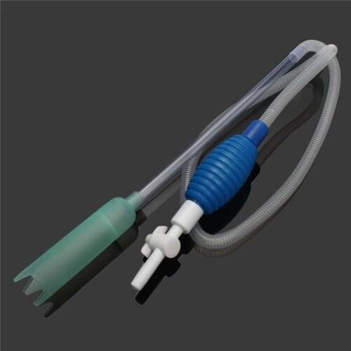 1Pc Semi-automatic Aquarium Clean Vacuum Water Change Changer Gravel Aquarium Simple Fish Tank Vacuum Siphon Pump Cleaner