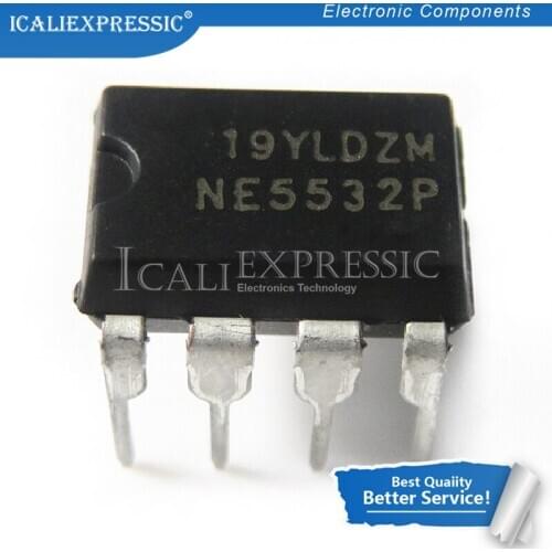 10PCS NE5532 NE5532N NE5532P 5532 = NJM5532DD 5532DD 5532D DIP-8 new and original IC In Stock