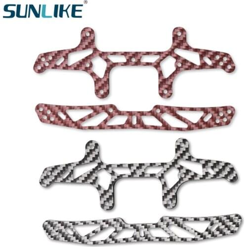 3.0mm Carbon Fiber Rear Multi-Roller Setting Bracket Without Silk Screen J-CUP 2013 DIY Tamiya Mini 4WD Racing Model Rear Plate