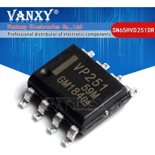 10pcs SN65HVD251DR SOP8 VP251 SOP-8 65HVD251 SOP 65HVD251DR